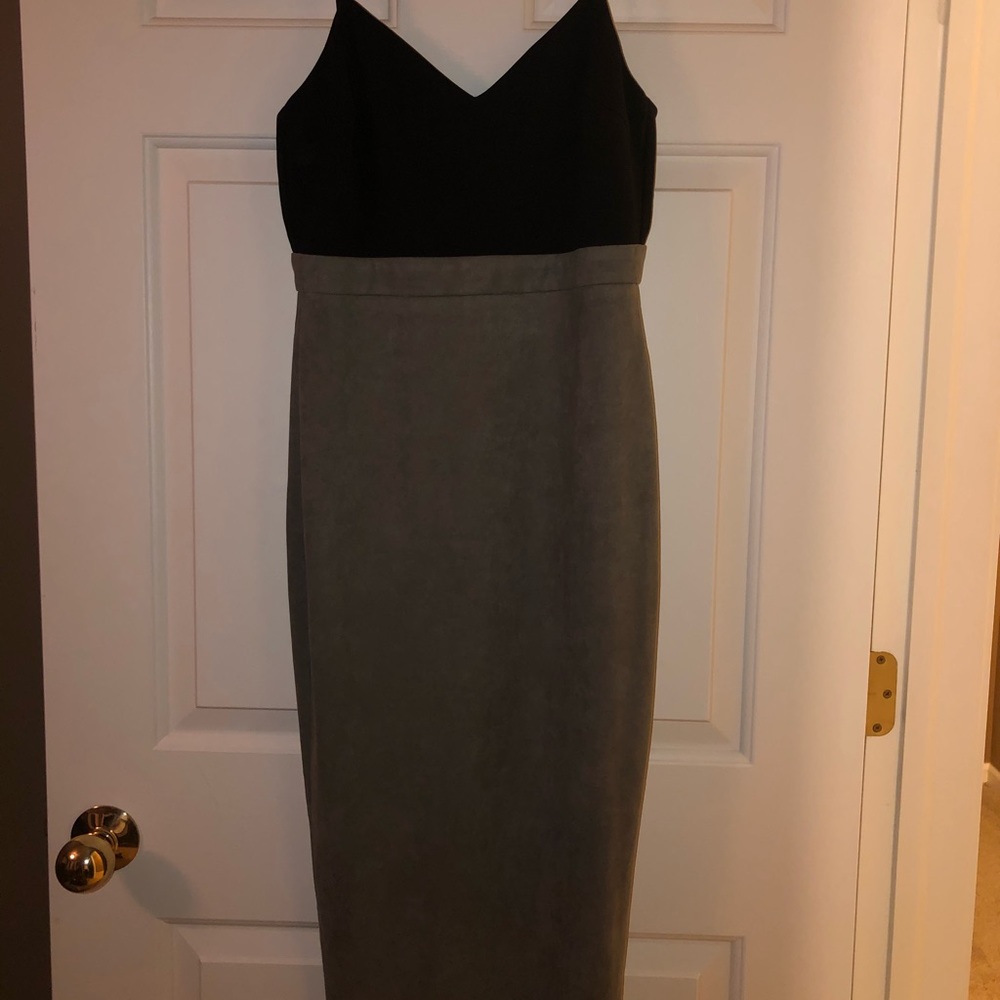 Black and grey dress